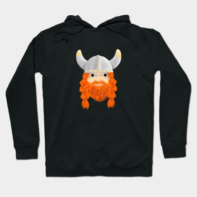 Cute But Deadly Viking Warrior Hoodie by VicEllisArt